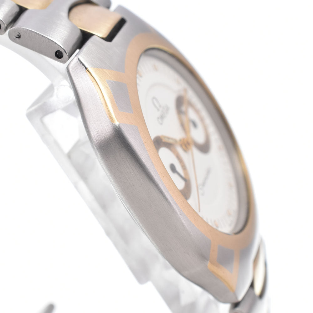 OMEGA Seamaster Polaris Day-Date Stainless Steel / K18 white Dial Quartz Men's
 Watch A#149417