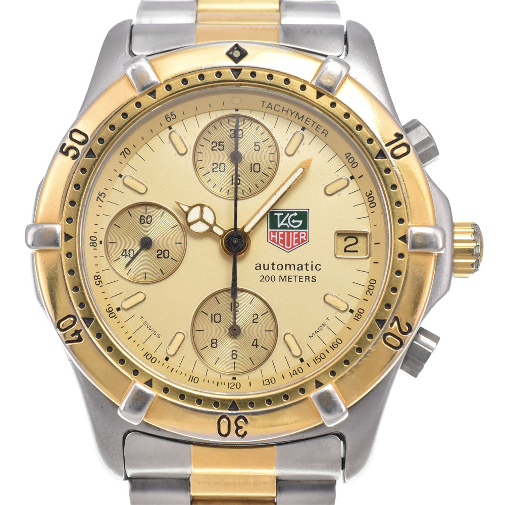 TAG HEUER 2000 series 765.406 Chronograph gold Dial Automatic Men's
 Watch A#149423