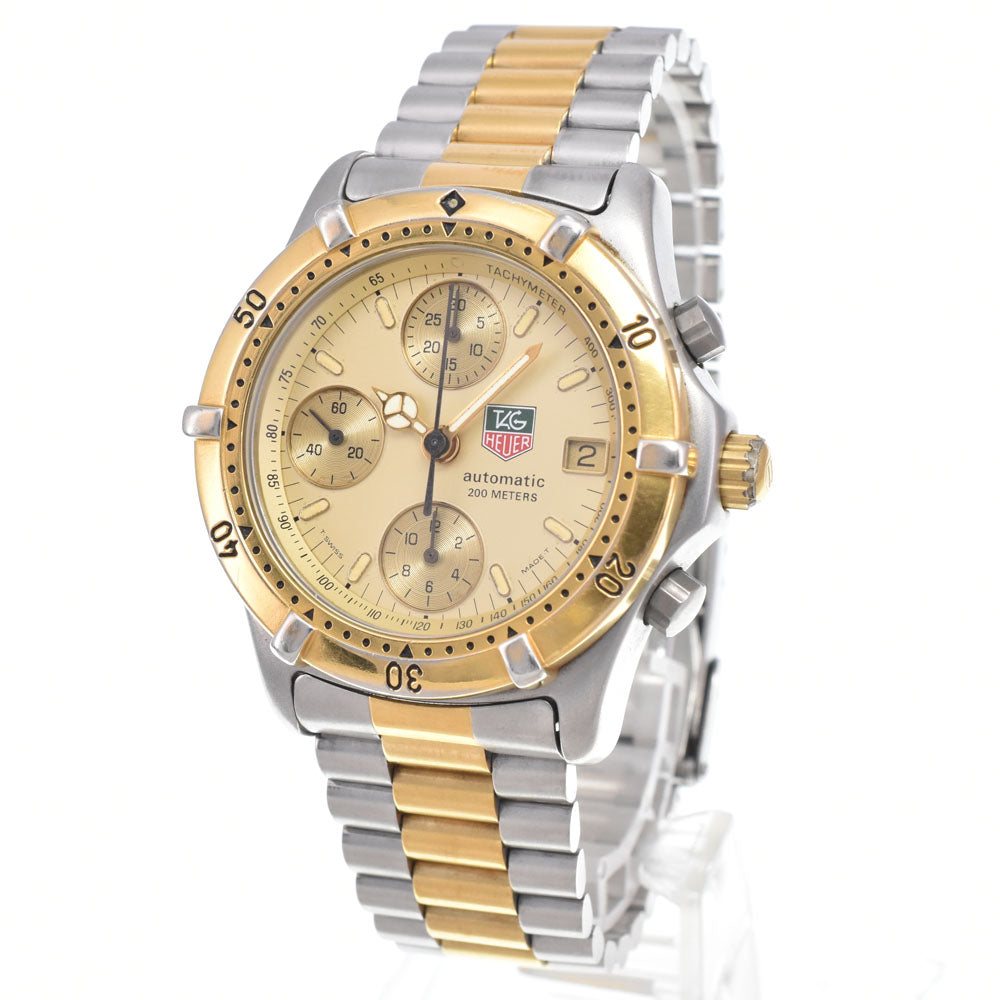 TAG HEUER 2000 series 765.406 Chronograph gold Dial Automatic Men's
 Watch A#149423