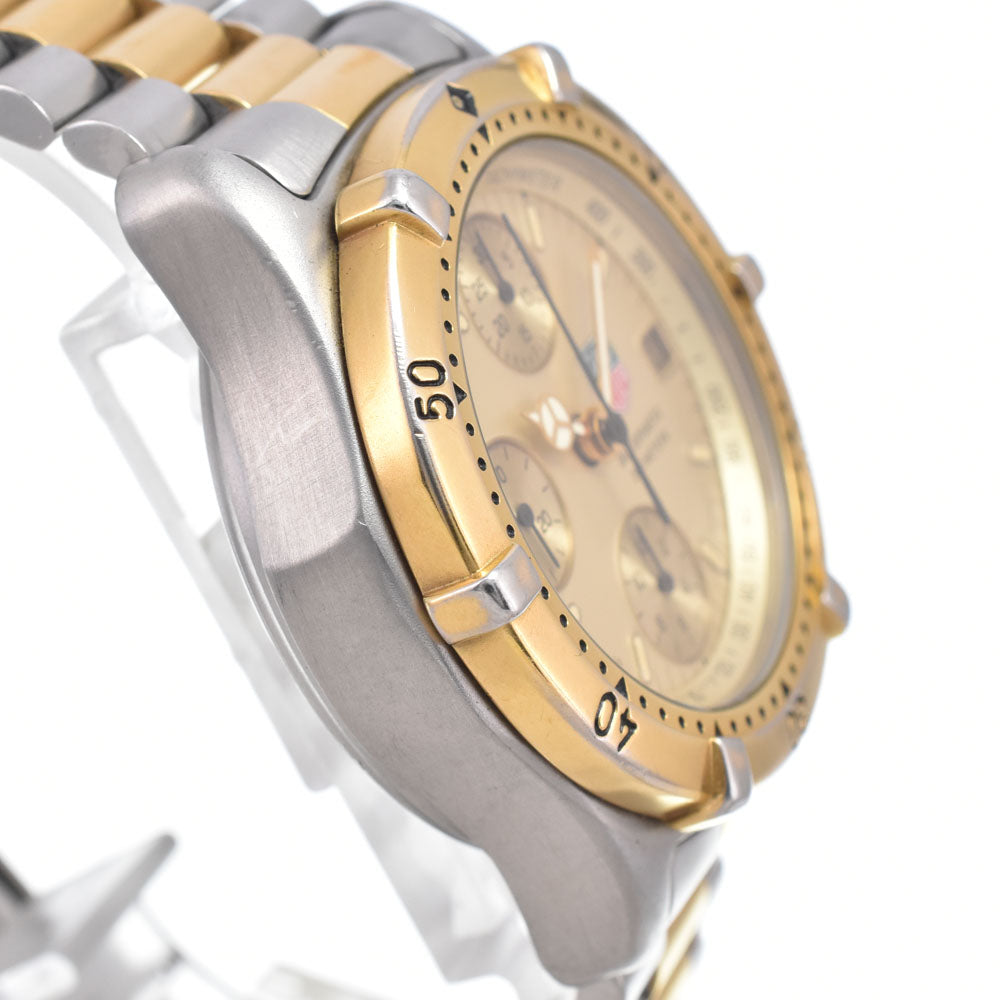 TAG HEUER 2000 series 765.406 Chronograph gold Dial Automatic Men's
 Watch A#149423