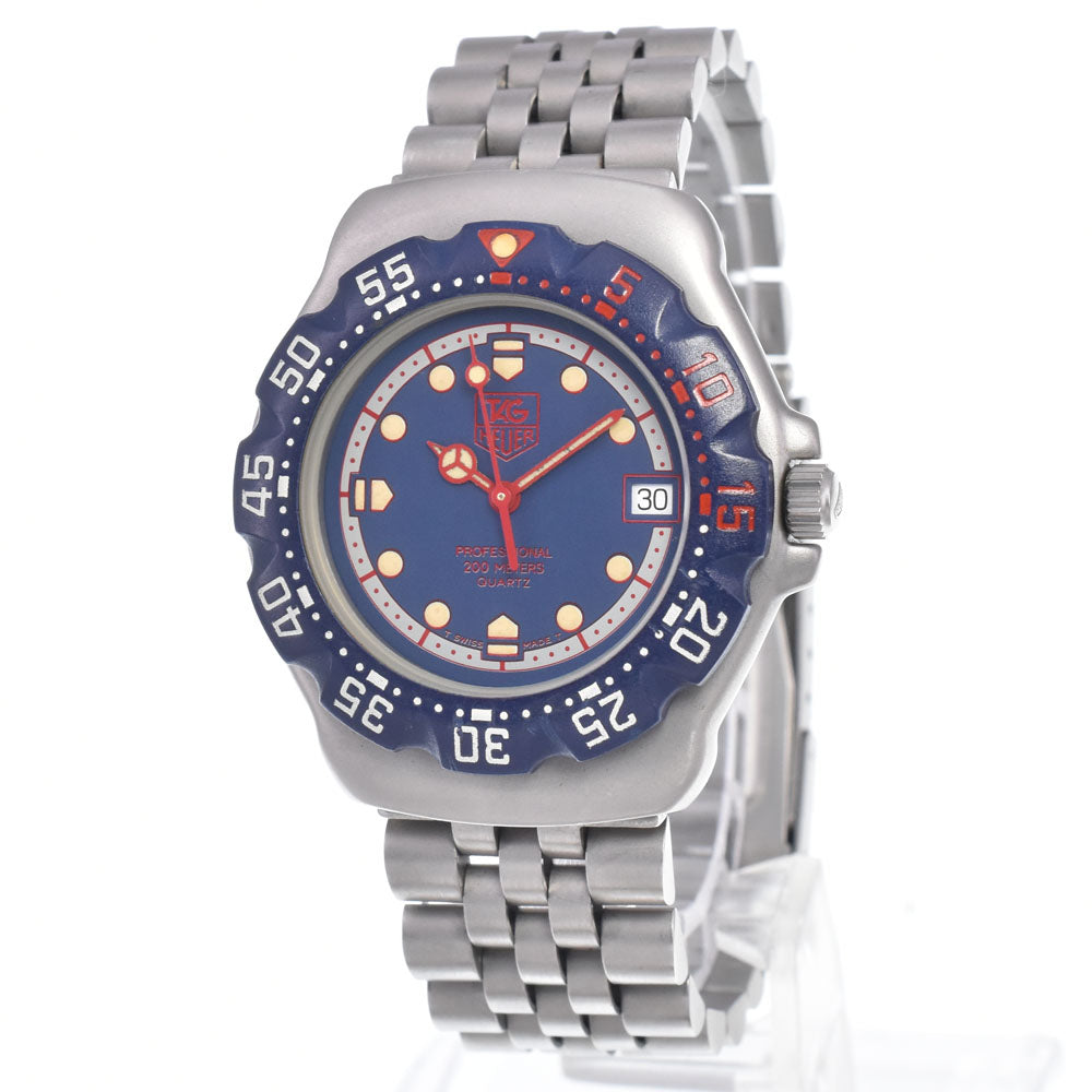 TAG HEUER Formula 1 WA1210 Date blue Dial Quartz Boy's
 Watch A#149424