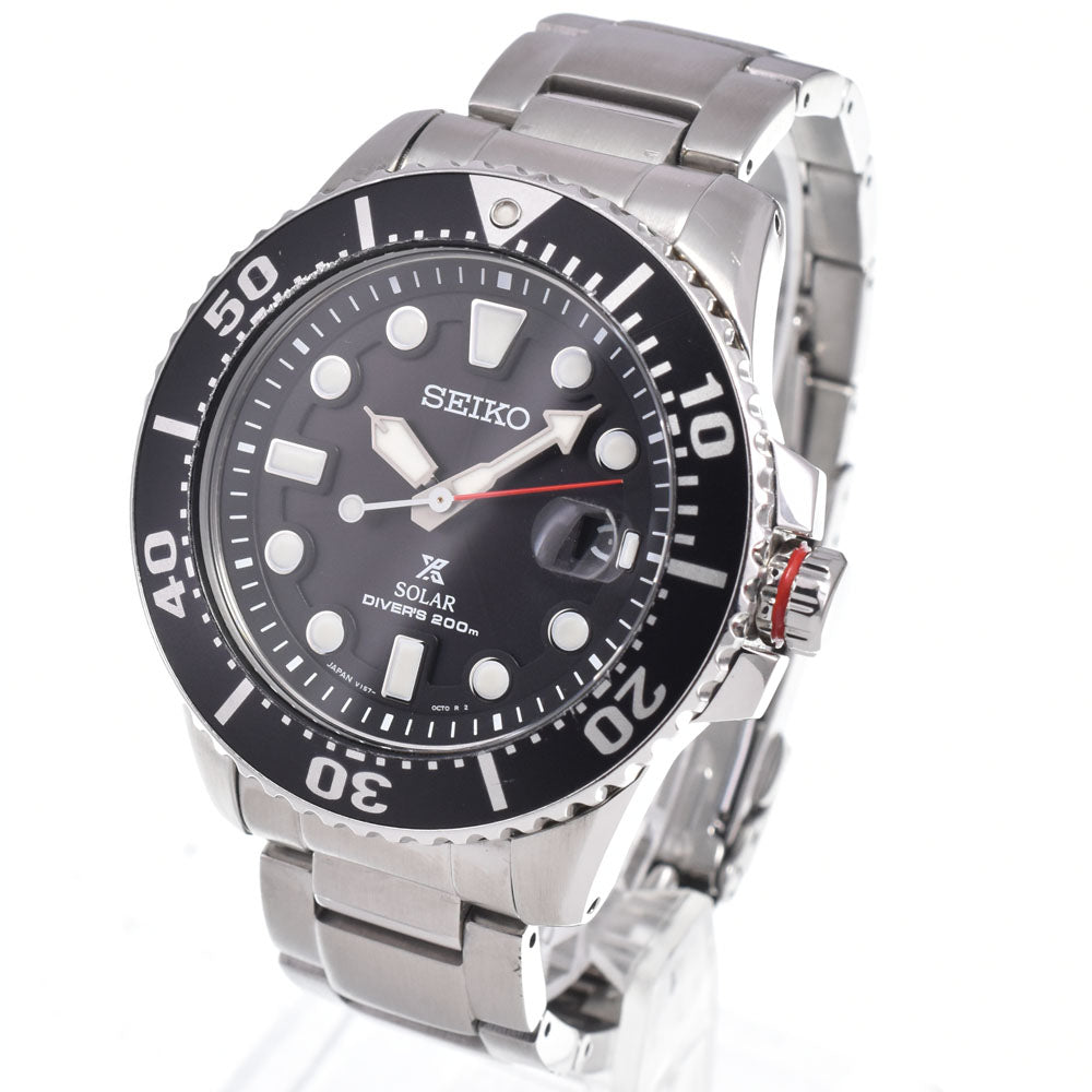 SEIKO Prospex Diver SBDJ017/V157-0BT0 black Dial Solar Men's
 Watch B#149426