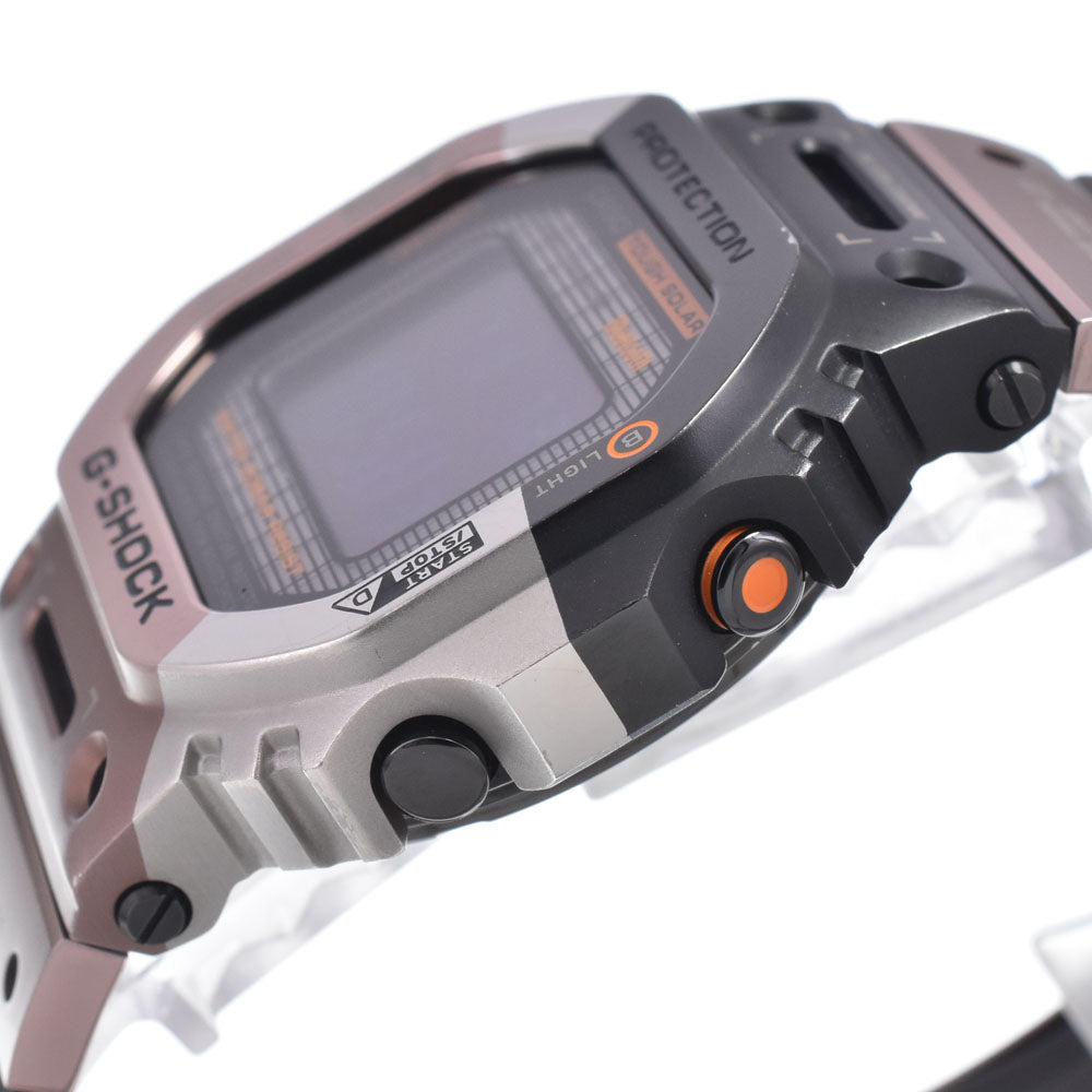with paper CASIO G-SHOCK GMW-B5000TVB-1JR 5000 series full metal black Dial Radio Sync Solar Men's
 Watch A#149429
