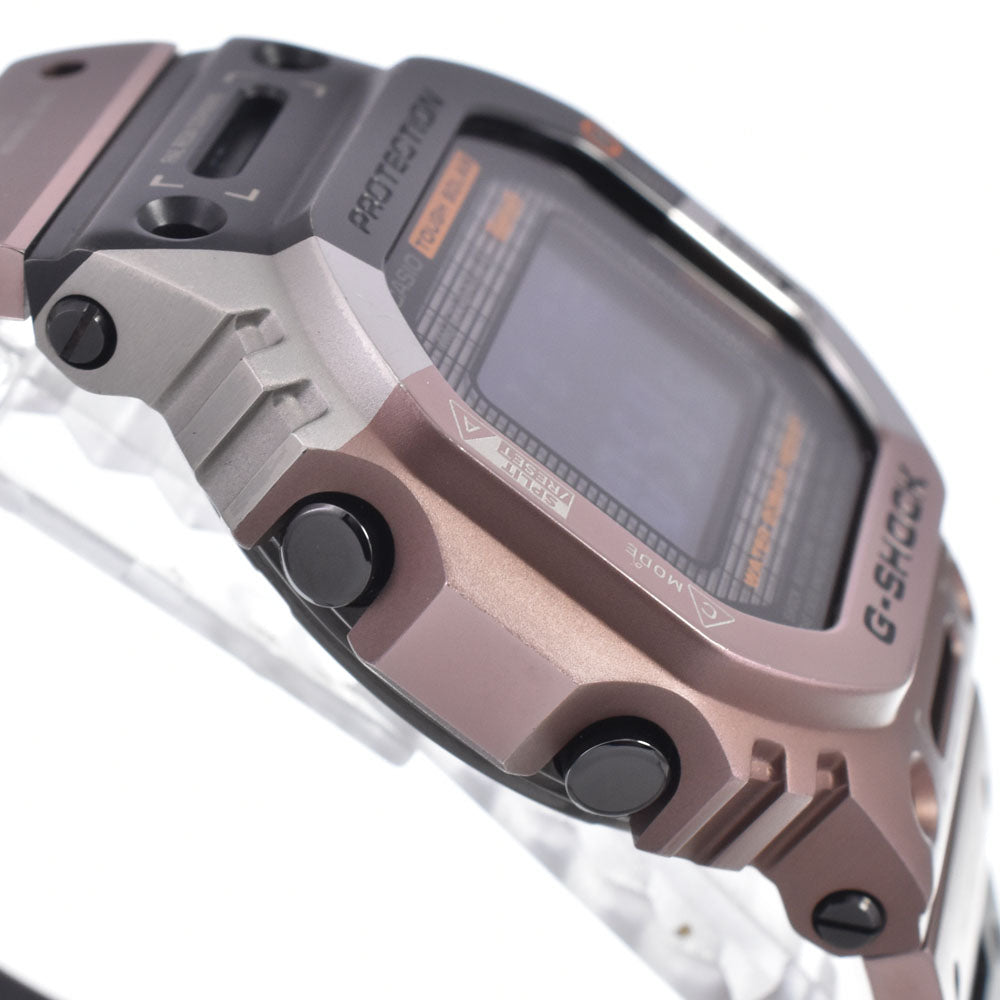 with paper CASIO G-SHOCK GMW-B5000TVB-1JR 5000 series full metal black Dial Radio Sync Solar Men's
 Watch A#149429
