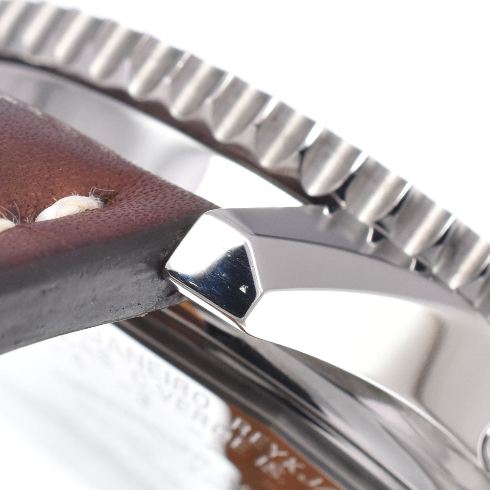 with paper BREITLING Mont blilandatla A21330 Chronograph Triple calendar Silver Dial Automatic Men's
 Watch A#149435