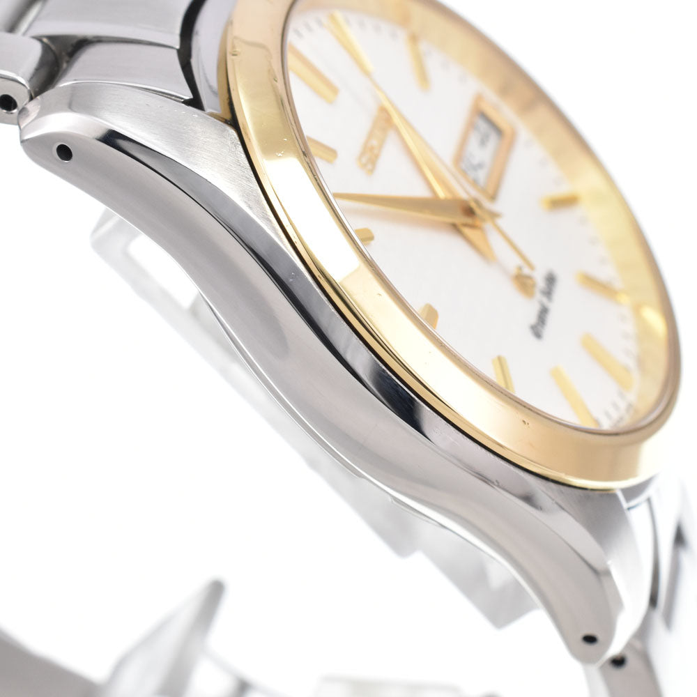 SEIKO Grand Seiko Day Date SBGT038/9F83-0AJ0 K18YG Bezel white Dial Quartz Men's
 Watch B#149437