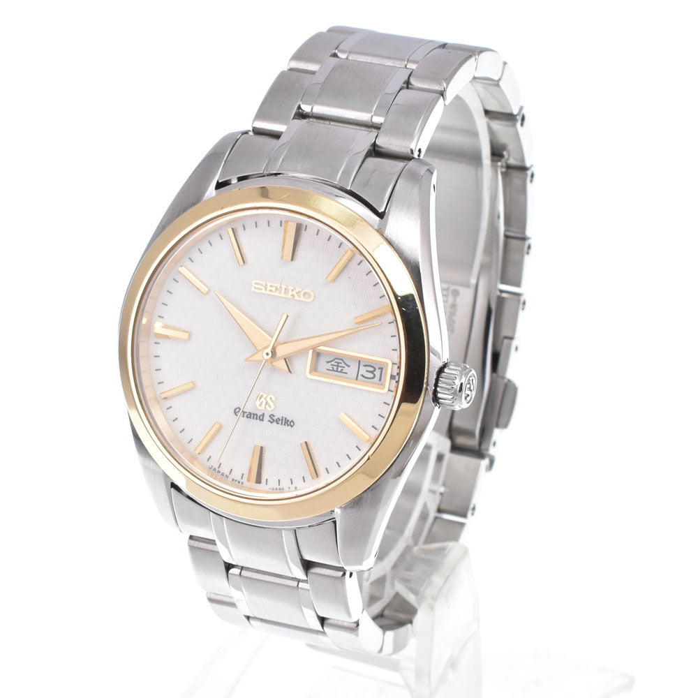 SEIKO Grand Seiko Day Date SBGT038/9F83-0AJ0 K18YG Bezel white Dial Quartz Men's
 Watch B#149437