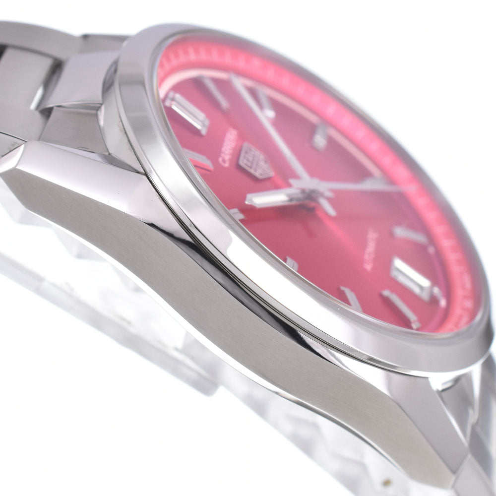 with paper TAG HEUER Carrera WBN2313.BA0001 pink Dial Automatic Unisex
 Watch B#149439