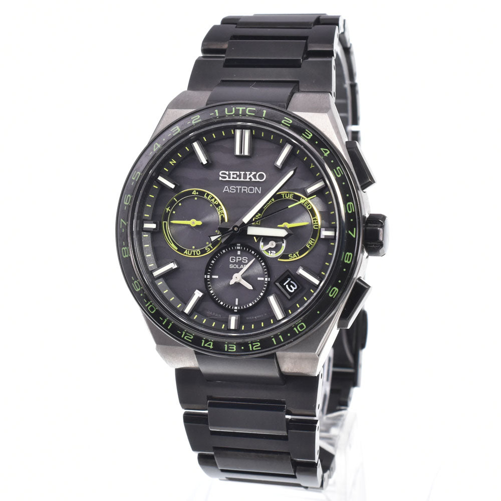 with paper SEIKO Astron Nexter SBXC139/5X53-0CE0 Limited to 1500 black Dial GPS Solar Men's
 Watch C#149442