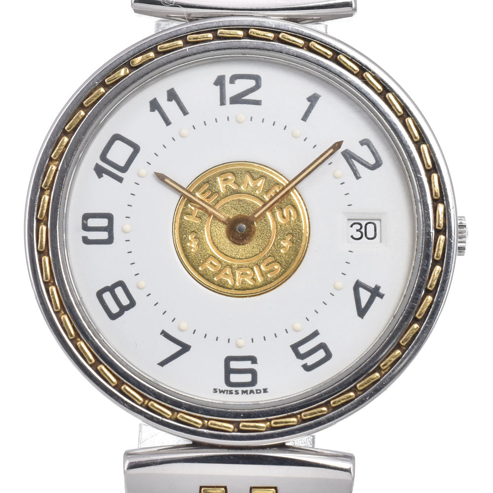 HERMES Serie Date White gold Dial Quartz Men's
 Watch A#149443