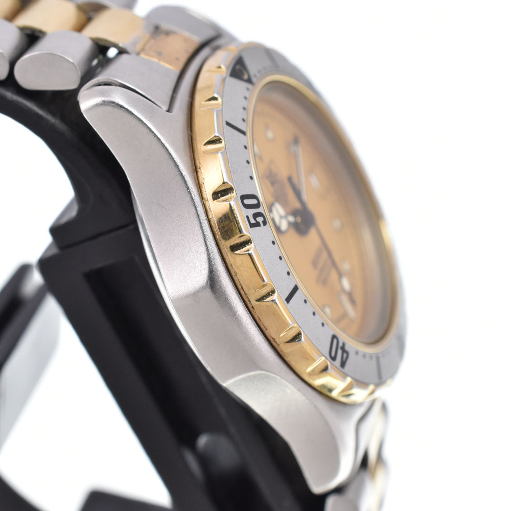 TAG HEUER 2000 974.008 Professional 200 m gold Dial Quartz Ladies
 Watch B#149444