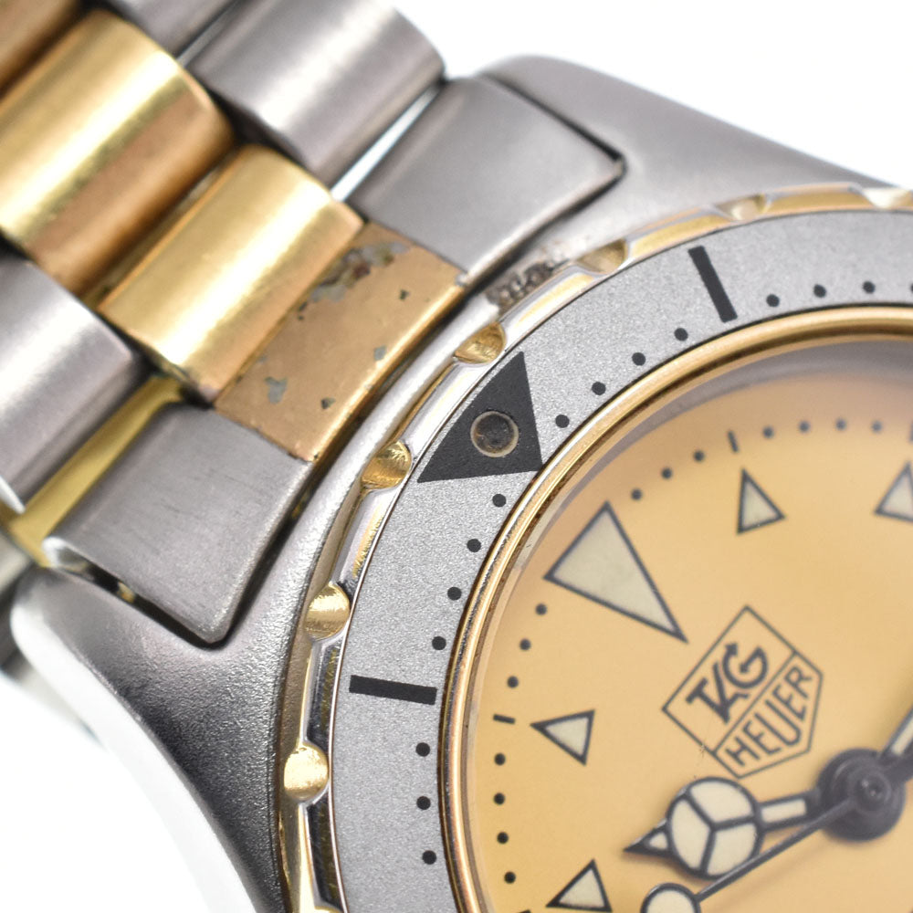 TAG HEUER 2000 974.008 Professional 200 m gold Dial Quartz Ladies
 Watch B#149444