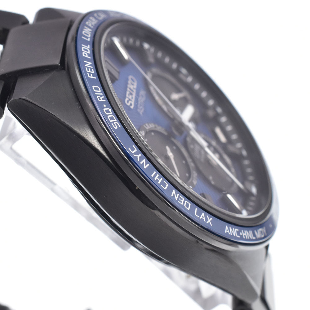 SEIKO Astron 5X53-0BV0 Chronograph blue Dial GPS Solar Men's
 Watch B#149446