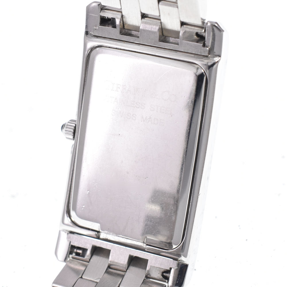 TIFFANY&Co. classic rectangular Stainless Steel white Dial Quartz Men's
 Watch A#149449