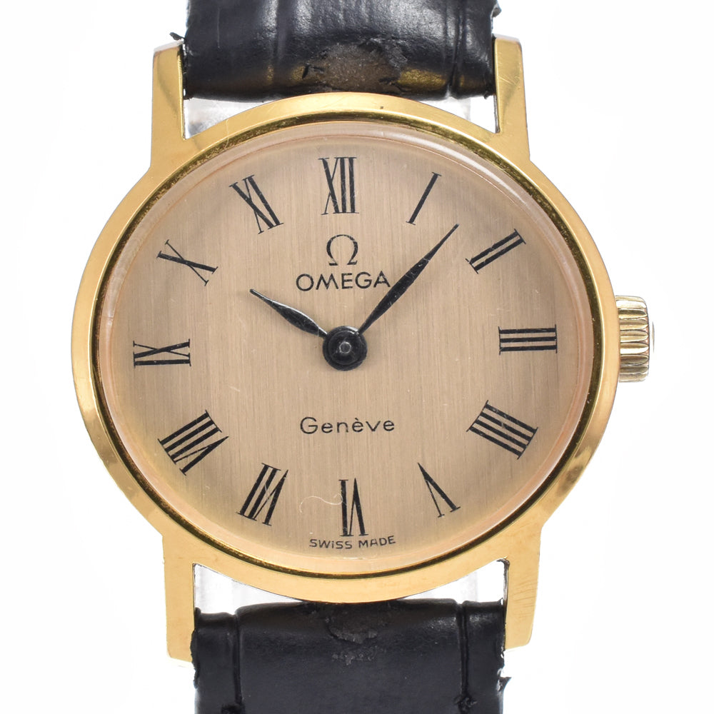 OMEGA De Ville 511.0508 vintage Cal.625 gold Dial Hand Winding Ladies
 Watch C#149450