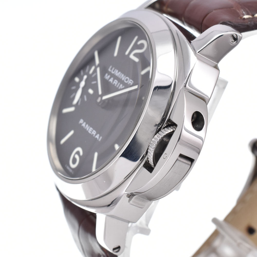 with paper PANERAI Luminor Marina PAM00111 Small second black Dial Hand Winding Men's
 Watch A#149451