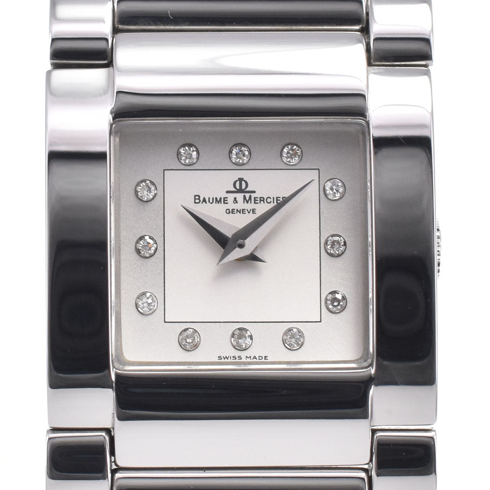 Baume & Mercier catwalk MV045219 12P diamond Silver Dial Quartz Ladies
 Watch B#149453