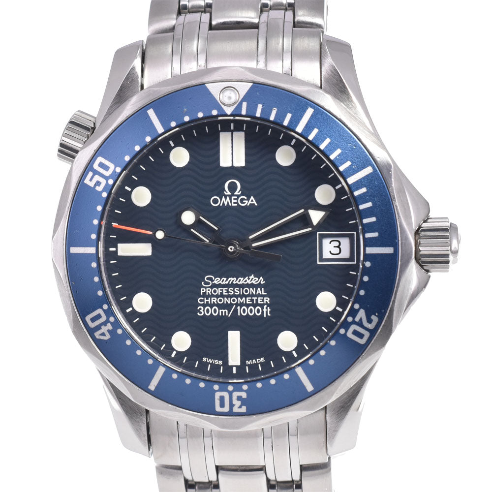 OMEGA Seamaster 2551.80 Date 300m blue Dial Automatic Boy's
 Watch C#149455