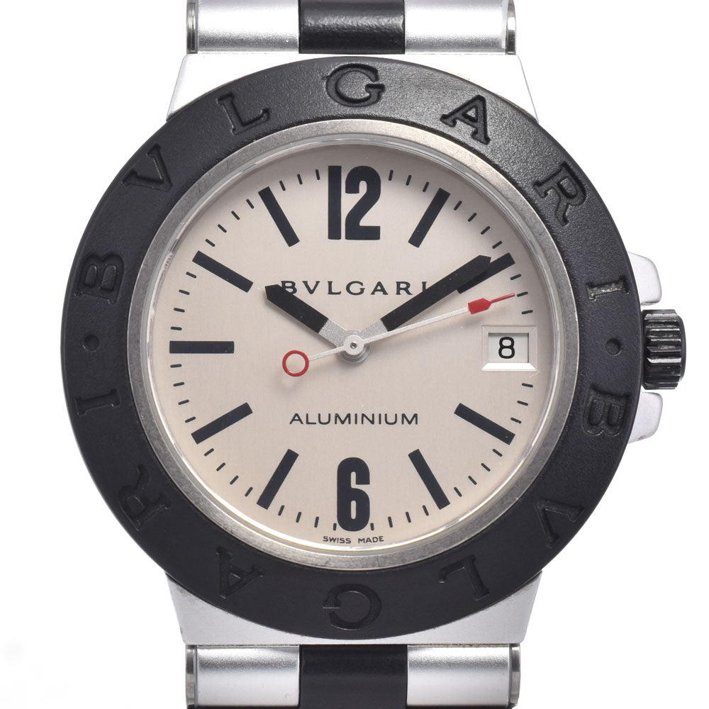 BVLGARI aluminum AL38TA Date Silver Dial Automatic Men's
 Watch B#149456