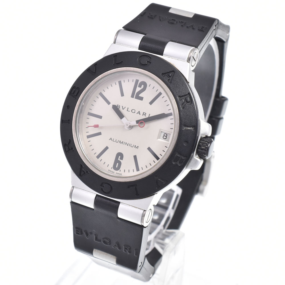 BVLGARI aluminum AL38TA Date Silver Dial Automatic Men's
 Watch B#149456