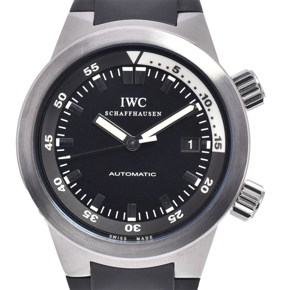 with paper IWC SCHAFFHAUSEN Aquatimer Automatic IW354807 black Dial Automatic Men's
 Watch B#149458