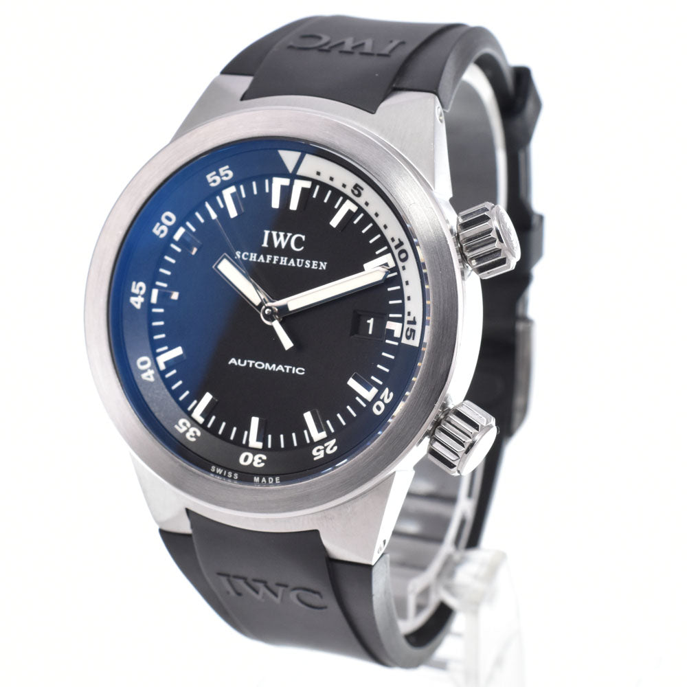 with paper IWC SCHAFFHAUSEN Aquatimer Automatic IW354807 black Dial Automatic Men's
 Watch B#149458
