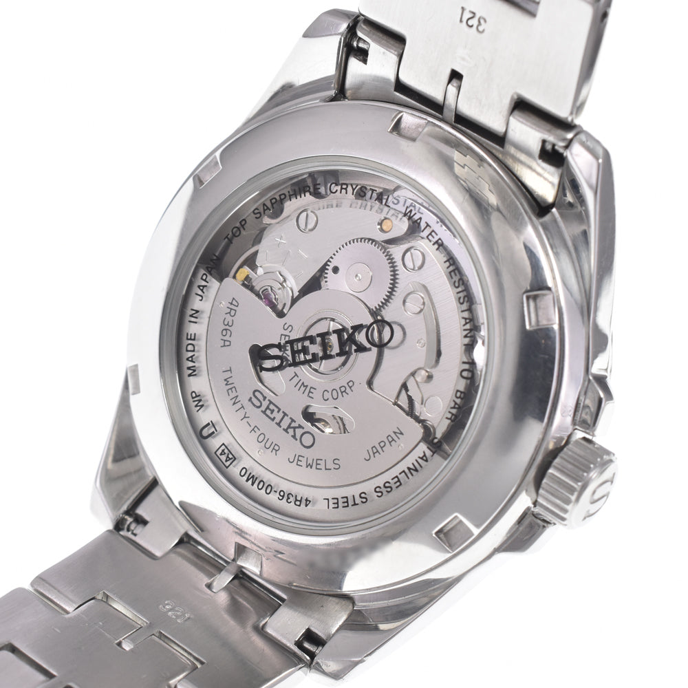 with paper SEIKO Presage 4R36-00M0 Silver Dial Automatic Men's
 Watch B#149460