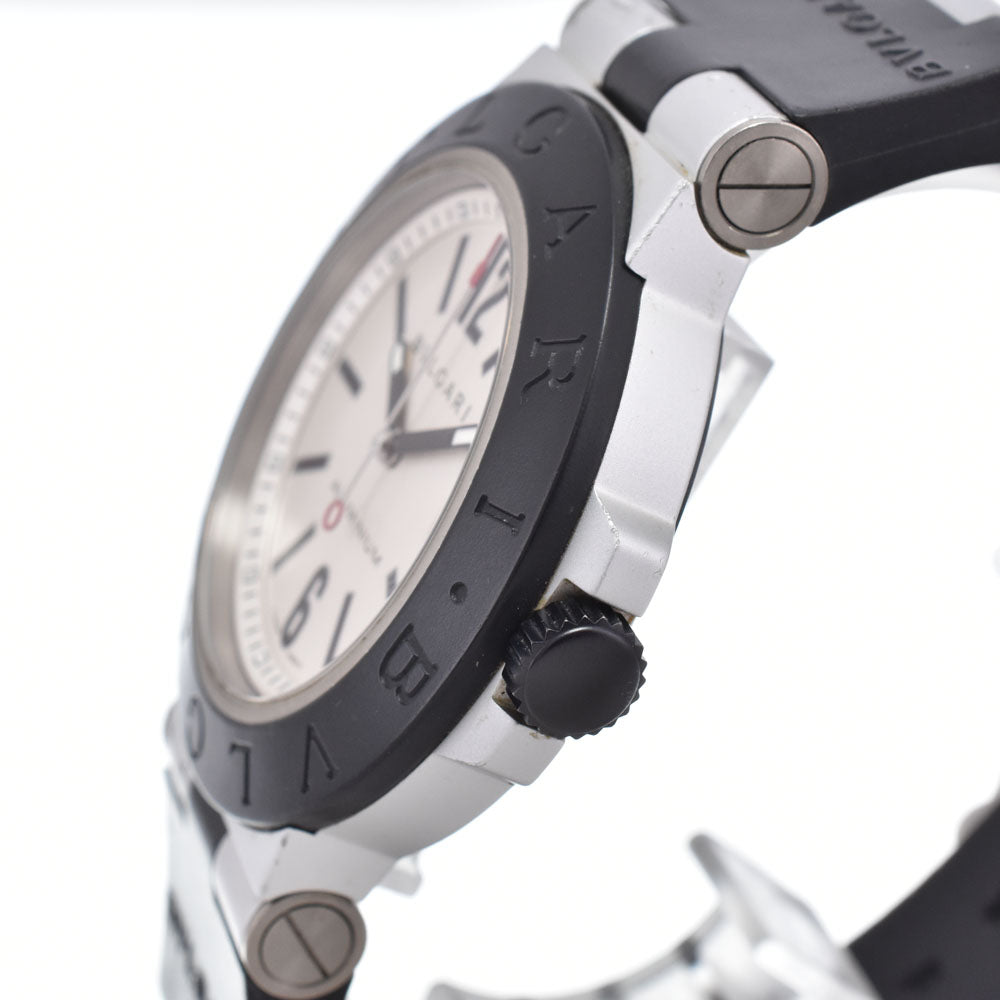 BVLGARI aluminum AL44TA Date Silver Dial Automatic Men's
 Watch A#149462