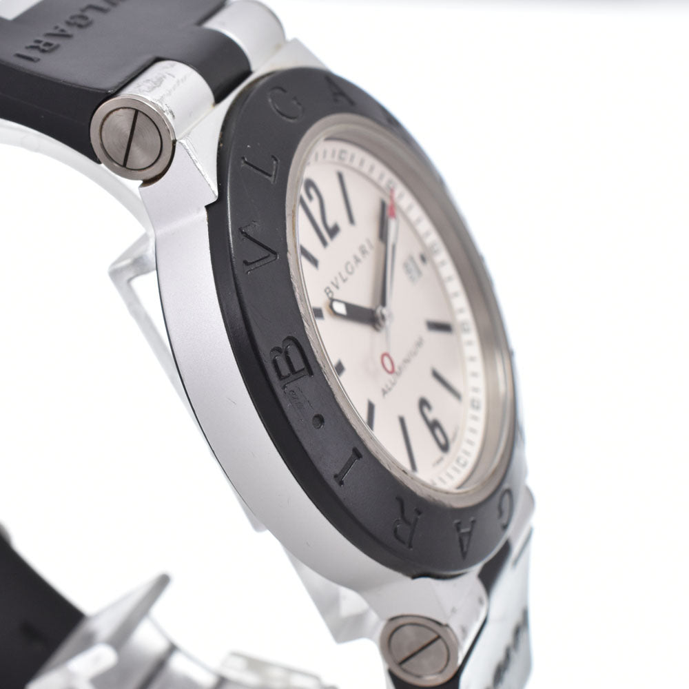 BVLGARI aluminum AL44TA Date Silver Dial Automatic Men's
 Watch A#149462