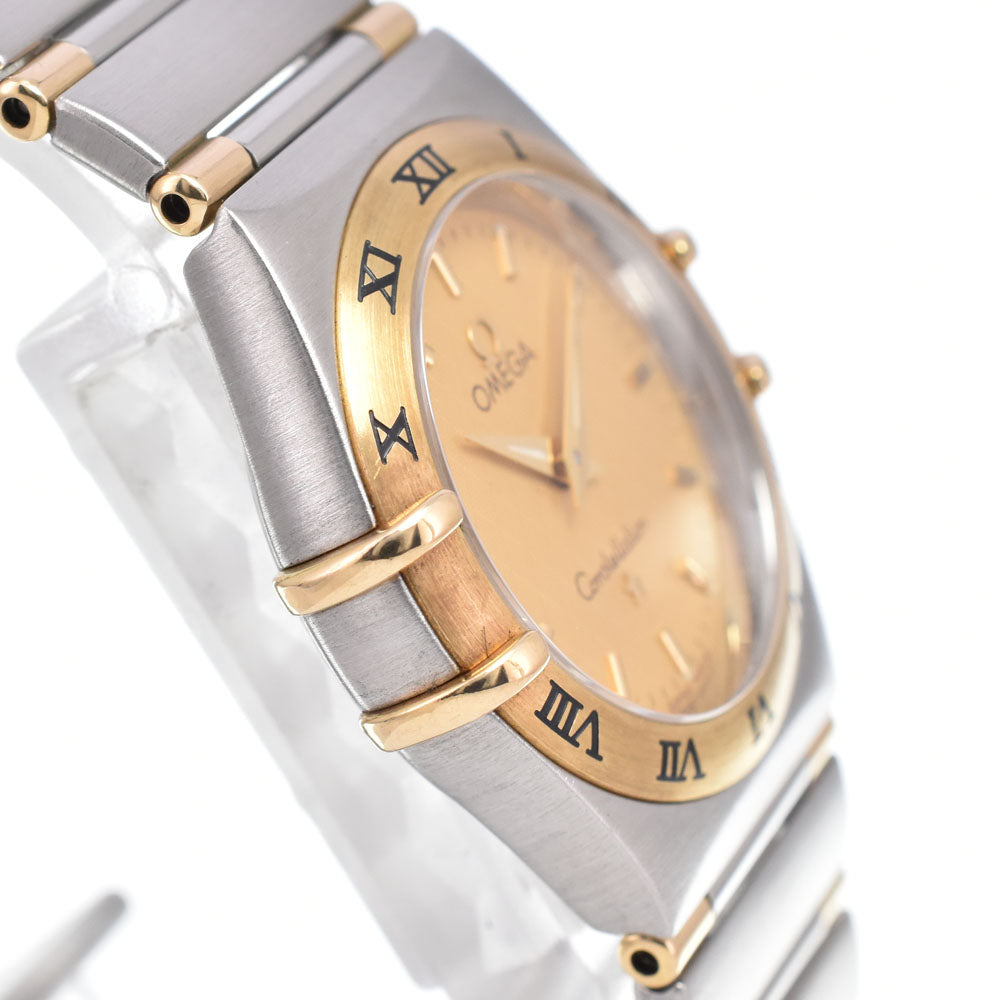 OMEGA Constellation Mini 1362.10 Stainless Steel/K18YG Half Bar gold Dial Quartz Ladies
 Watch C#149464