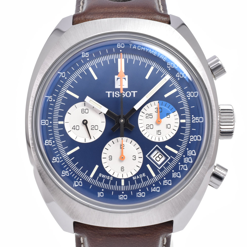 TISSOT Heritage 1973 T124427A Chronograph blue Dial Automatic Men's
 Watch B#149466