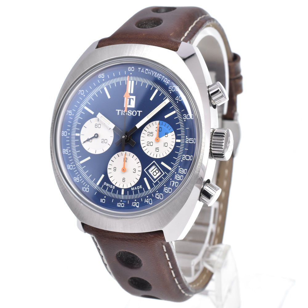 TISSOT Heritage 1973 T124427A Chronograph blue Dial Automatic Men's
 Watch B#149466