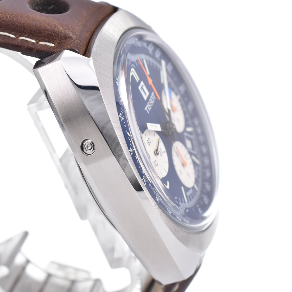 TISSOT Heritage 1973 T124427A Chronograph blue Dial Automatic Men's
 Watch B#149466