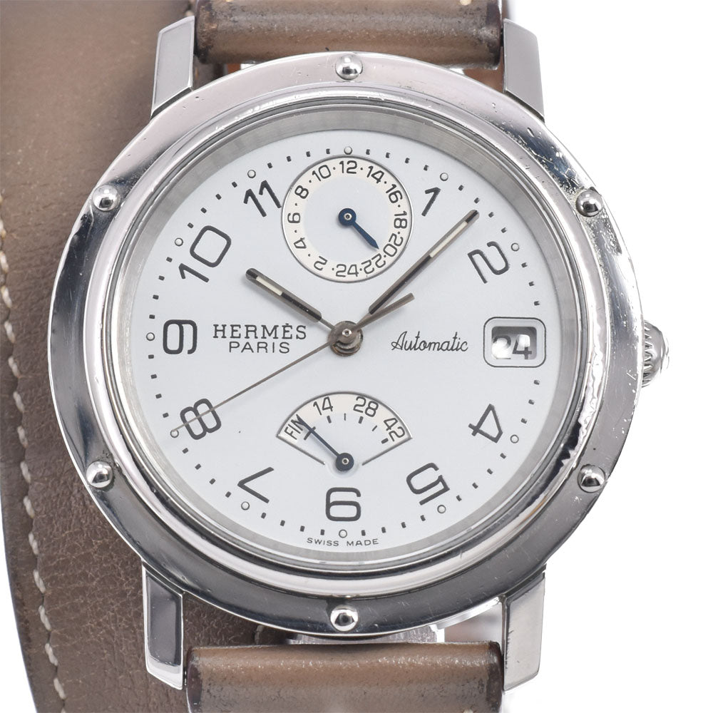 HERMES Clipper CL5.710 Dubrutur white Dial Automatic Men's
 Watch B#149474