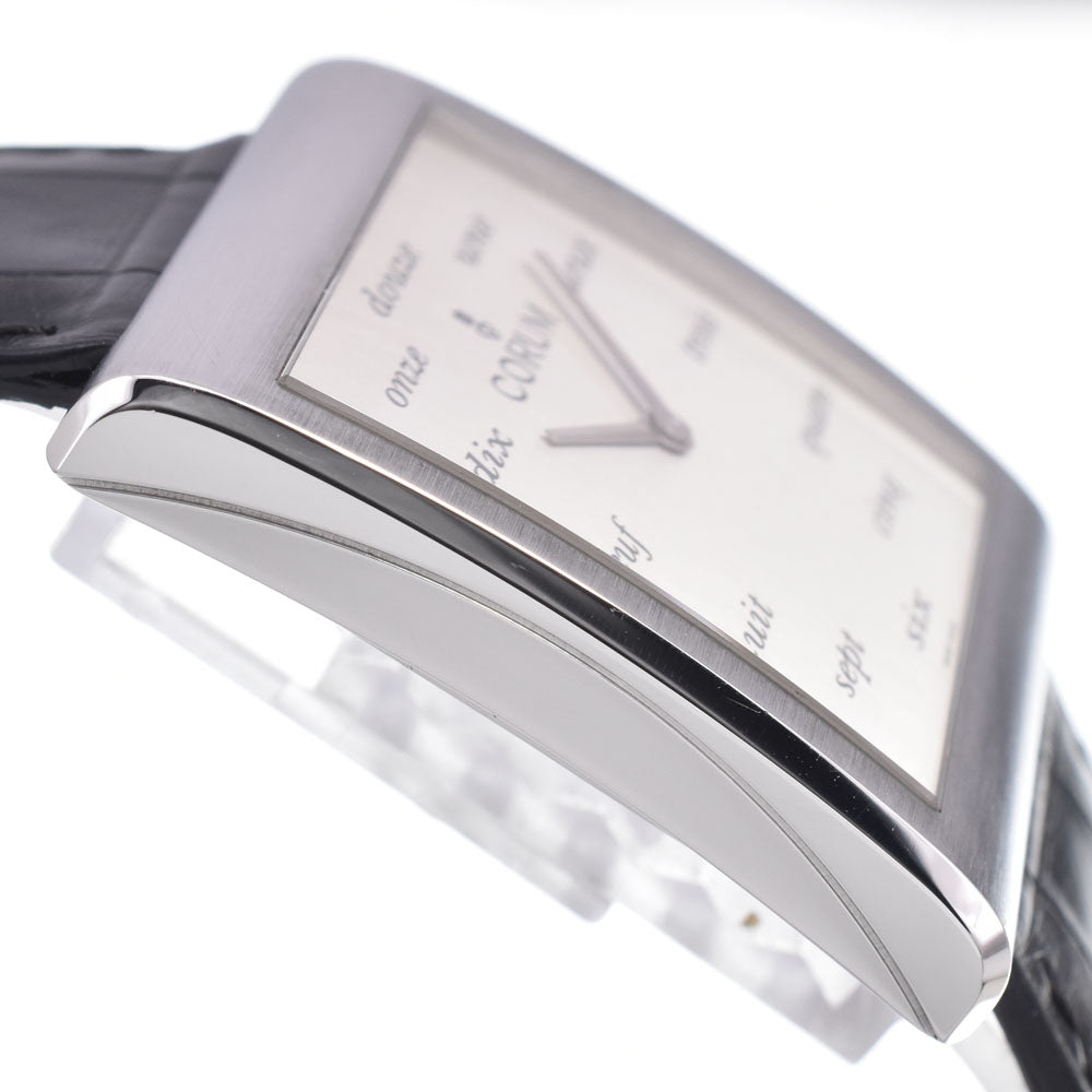 CORUM Buckingham 157.181.20 Square Silver Dial Hand Winding Men's
 Watch B#149476