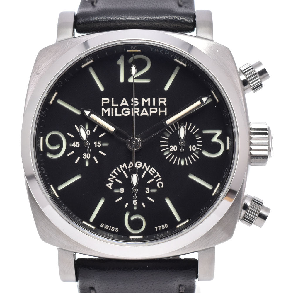 RXW Plasmir Millgraph VJ-1973 Barjou 7750 black Dial Automatic Men's
 Watch B#149478