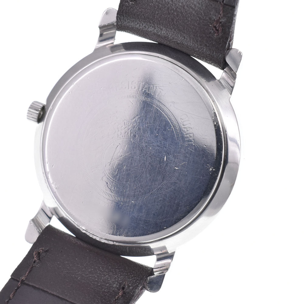 HERMES Serie SE4.220 Stainless Steel / Gold Plated / Leather Ivory Dial Quartz Ladies
 Watch B#149479