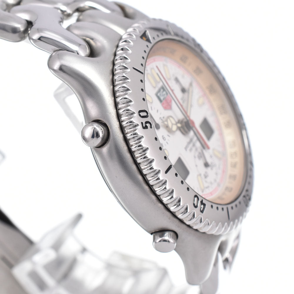 TAG HEUER S/el CG1111-0 Chronograph white Dial Quartz Men's
 Watch B#149480