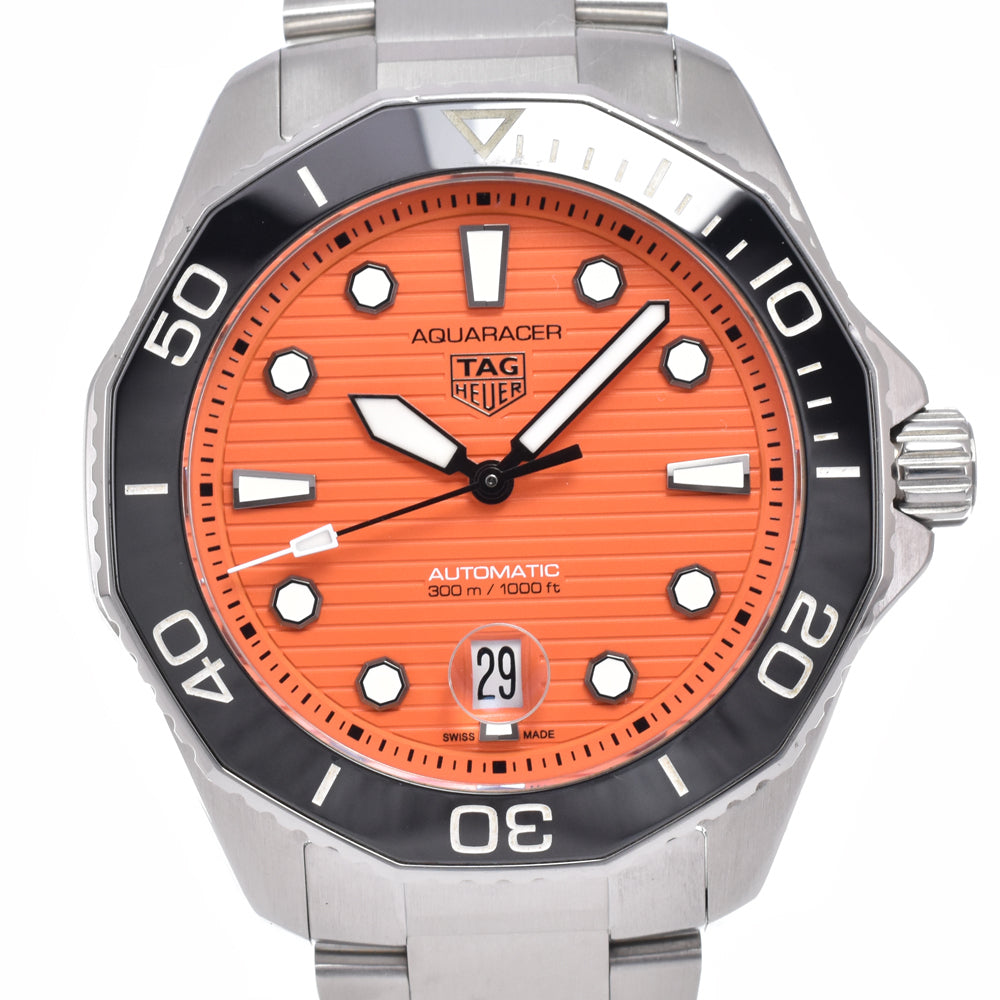 TAG HEUER Aqua racer WBP201F Date Orange Dial Automatic Men's
 Watch B#149481