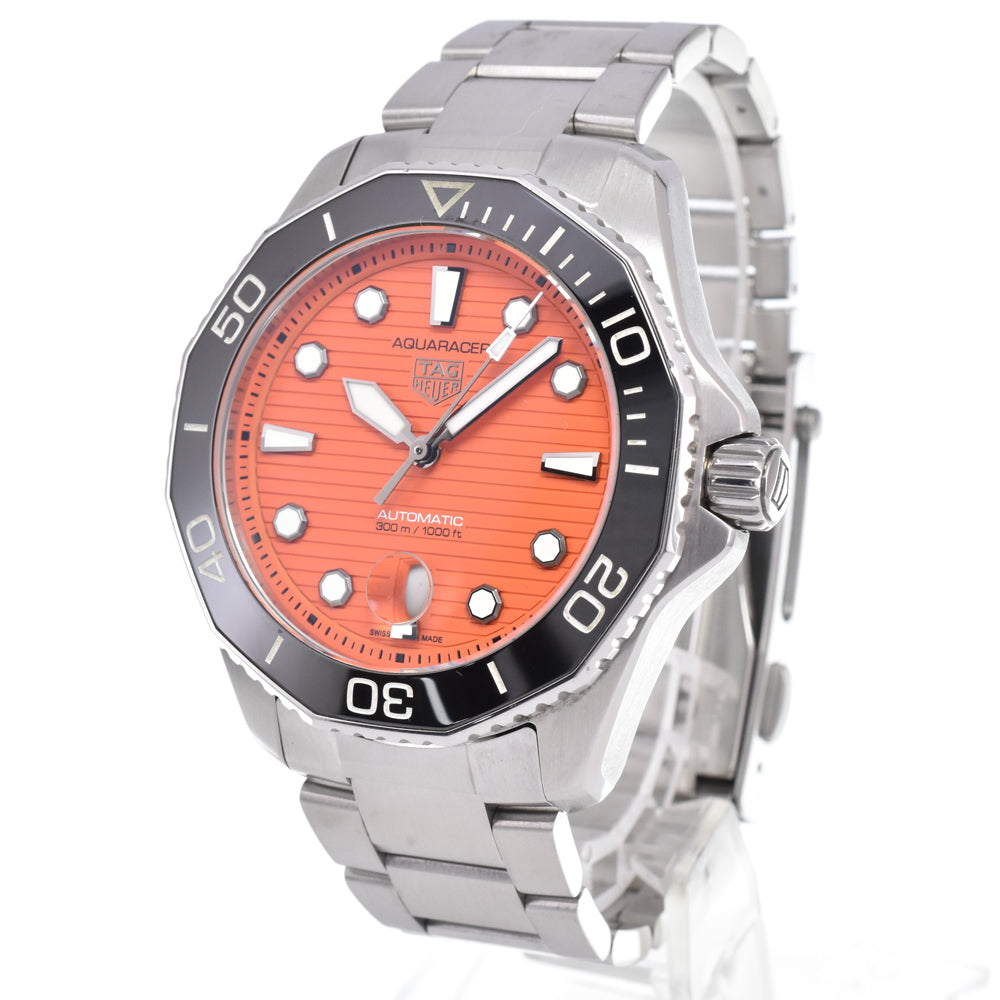 TAG HEUER Aqua racer WBP201F Date Orange Dial Automatic Men's
 Watch B#149481