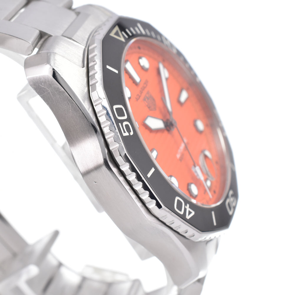 TAG HEUER Aqua racer WBP201F Date Orange Dial Automatic Men's
 Watch B#149481