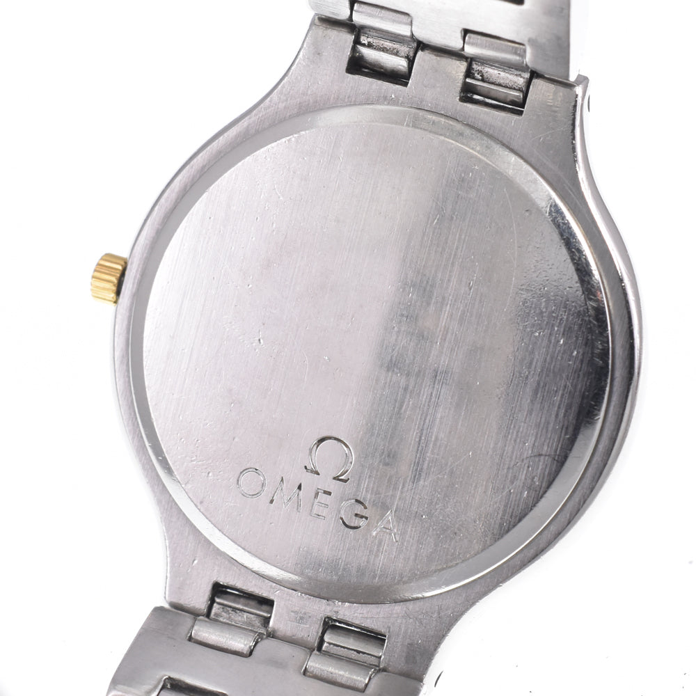 OMEGA De Ville symbol Stainless Steel/K18YG white Dial Quartz Men's
 Watch C#149482