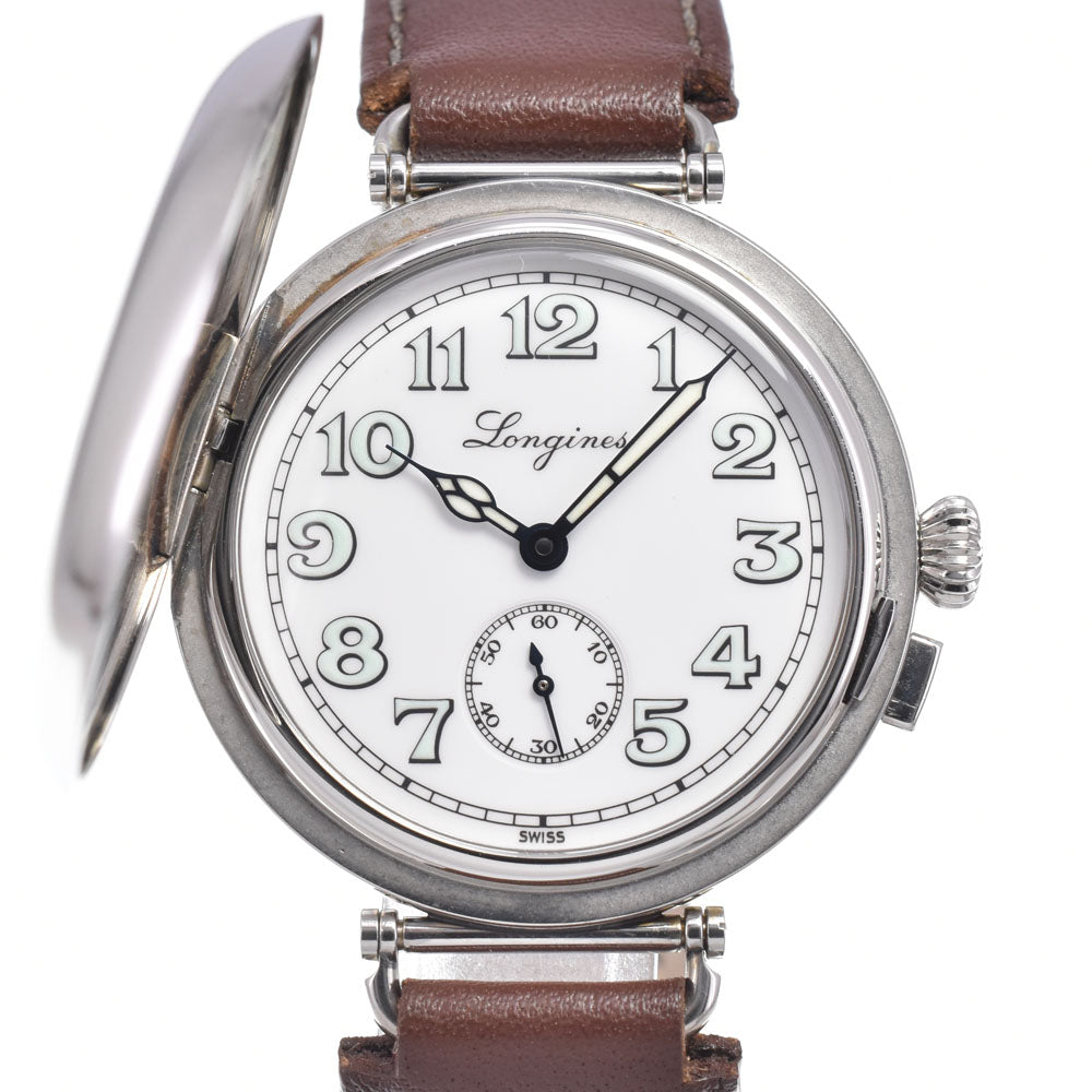 with paper LONGINES Monuments 15, 25, 30 L7.881.4.23.2(1915)/L7.883.4.23.2(1925)/L7.882.4.73.2(1930) Longines Reissue 3-Piece Set, Limited Edition of 1000 Sets White / Silver Dial Automatic Men's
 Watch B#149487