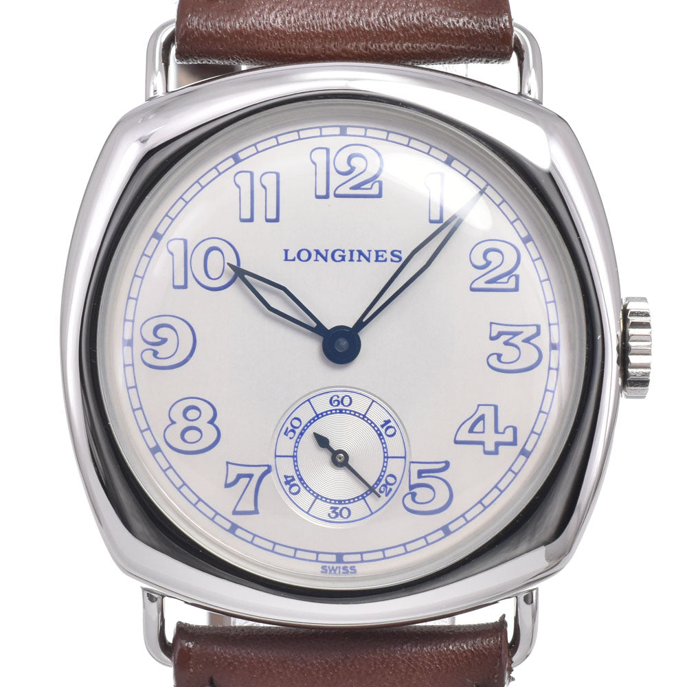 with paper LONGINES Monuments 15, 25, 30 L7.881.4.23.2(1915)/L7.883.4.23.2(1925)/L7.882.4.73.2(1930) Longines Reissue 3-Piece Set, Limited Edition of 1000 Sets White / Silver Dial Automatic Men's
 Watch B#149487