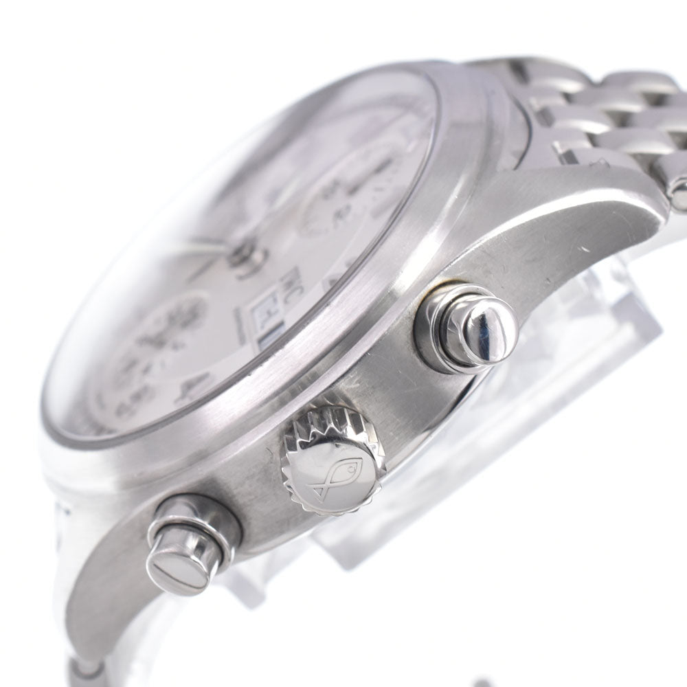 with paper IWC SCHAFFHAUSEN Spitfire IW370628 Chronograph day date Silver Dial Automatic Men's
 Watch C#149492