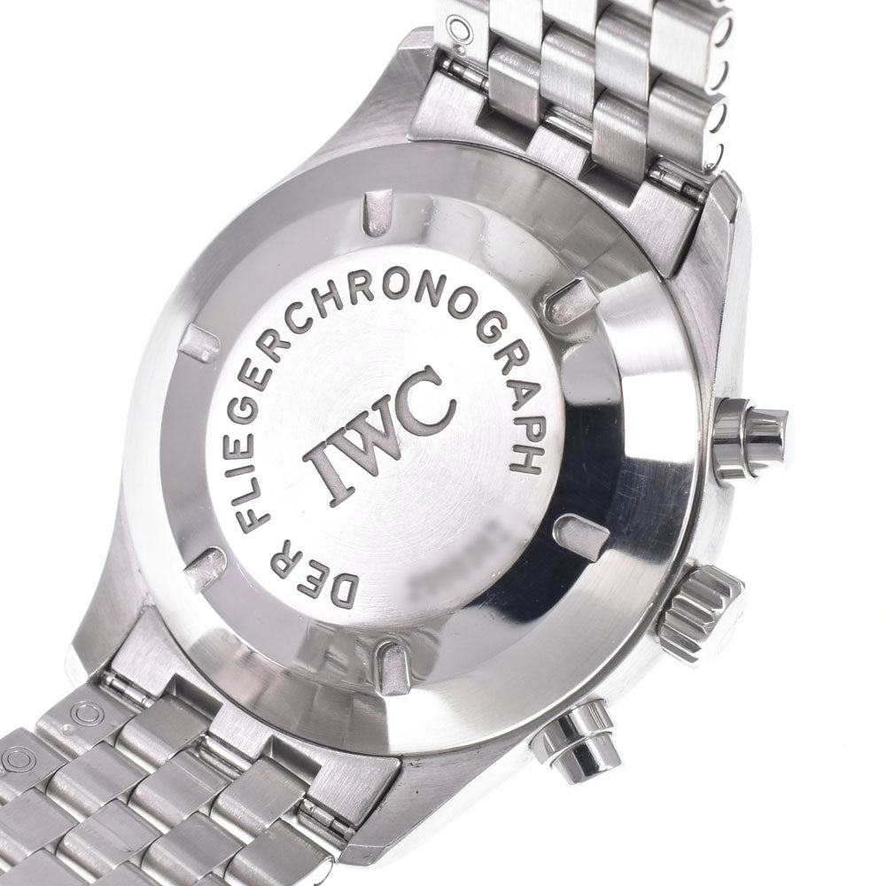 with paper IWC SCHAFFHAUSEN Spitfire IW370628 Chronograph day date Silver Dial Automatic Men's
 Watch C#149492
