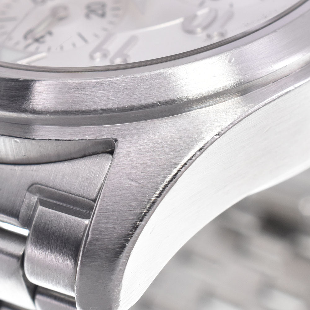 with paper IWC SCHAFFHAUSEN Spitfire IW370628 Chronograph day date Silver Dial Automatic Men's
 Watch C#149492