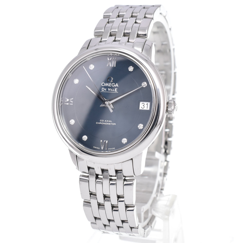 OMEGA De Ville Prestige 424.10.33.20.53.001 8P diamond blue Dial Automatic Ladies
 Watch B#149495