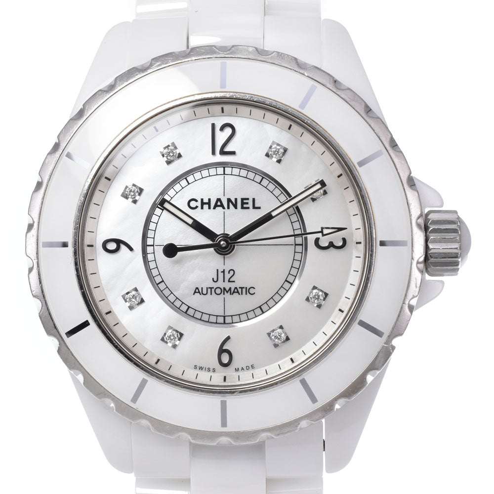 CHANEL J12 H2423 8P diamond White / white shell Dial Automatic Men's
 Watch C#149497