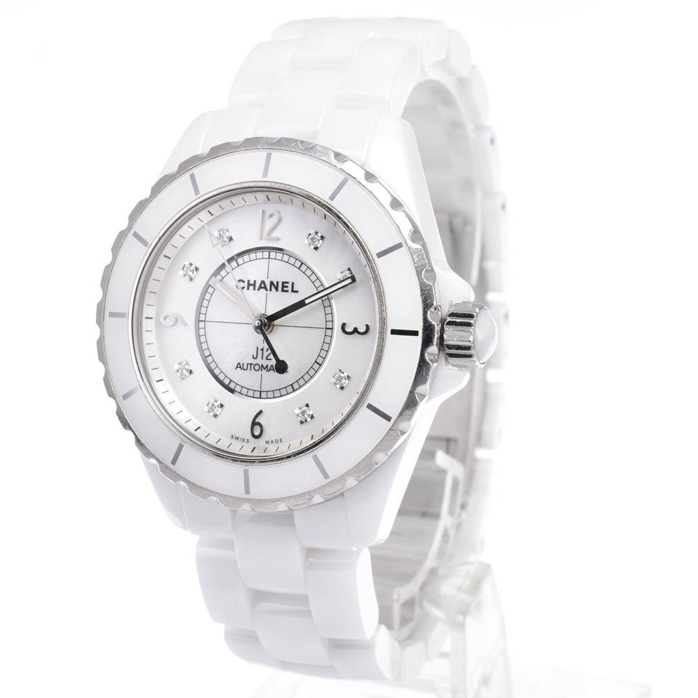 CHANEL J12 H2423 8P diamond White / white shell Dial Automatic Men's
 Watch C#149497